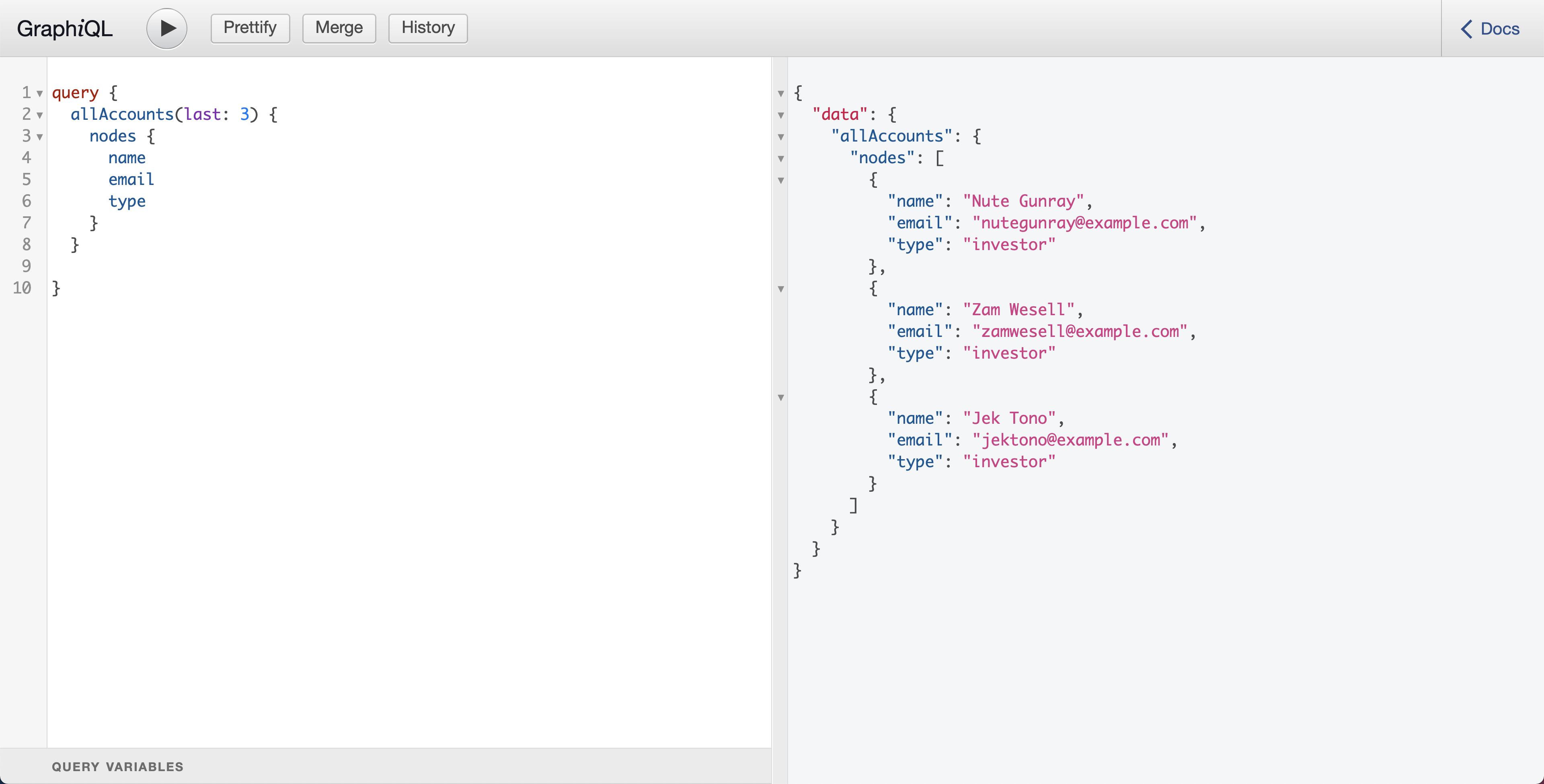 Query Assets